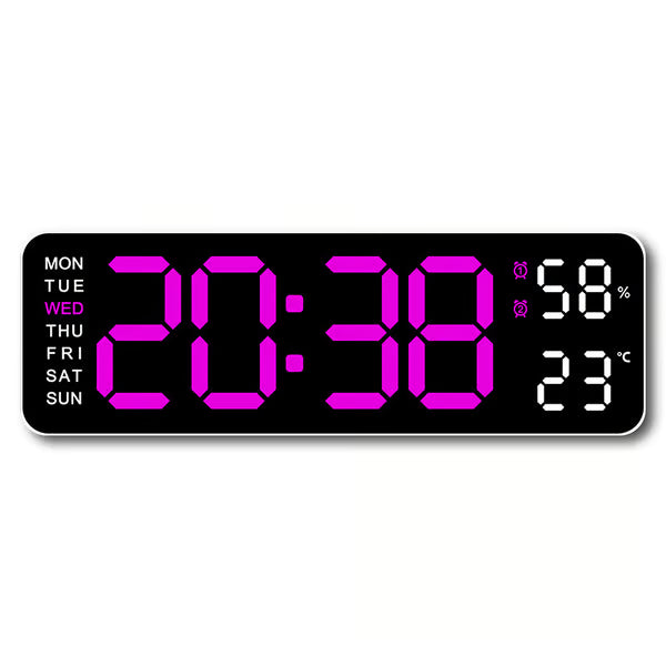 2025 Upgraded 16.2″ LED Digital Wall Clock