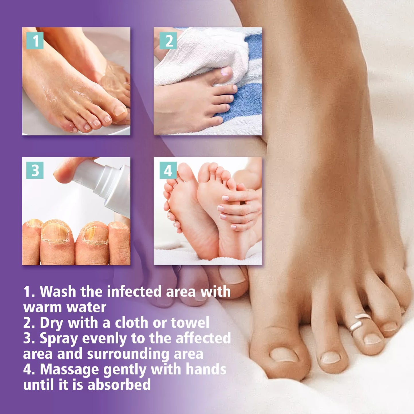 New Advanced Foot and Nail Spray
