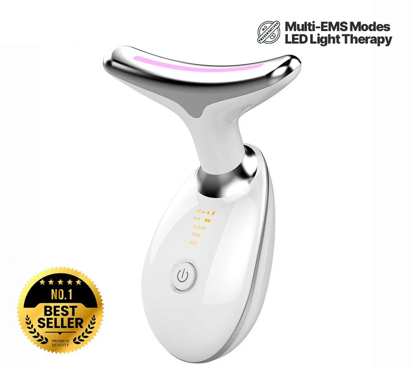 EMS RED LIGHT THERAPY FACE NECK LIFT WRINKLE REMOVER TIGHTEN MASSAGER