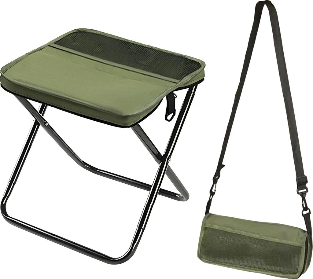 Foldable Backpack Stool - Portable Lightweight