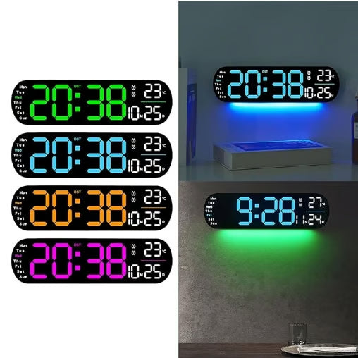 2025 Upgraded 16.2″ LED Digital Wall Clock