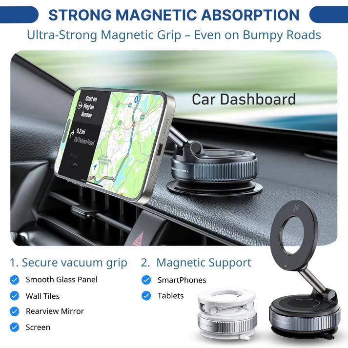 🔥360° Rotation Sucker Magnetic Phone Holder