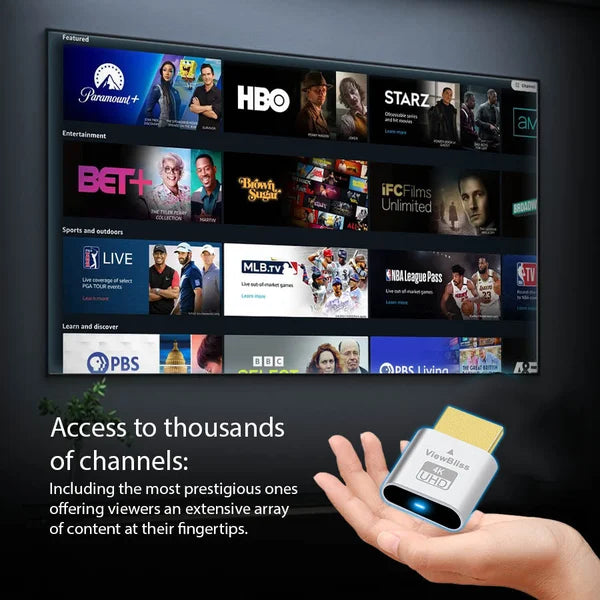 TV Streaming Device - Access All Channels for Free - No Monthly Fee