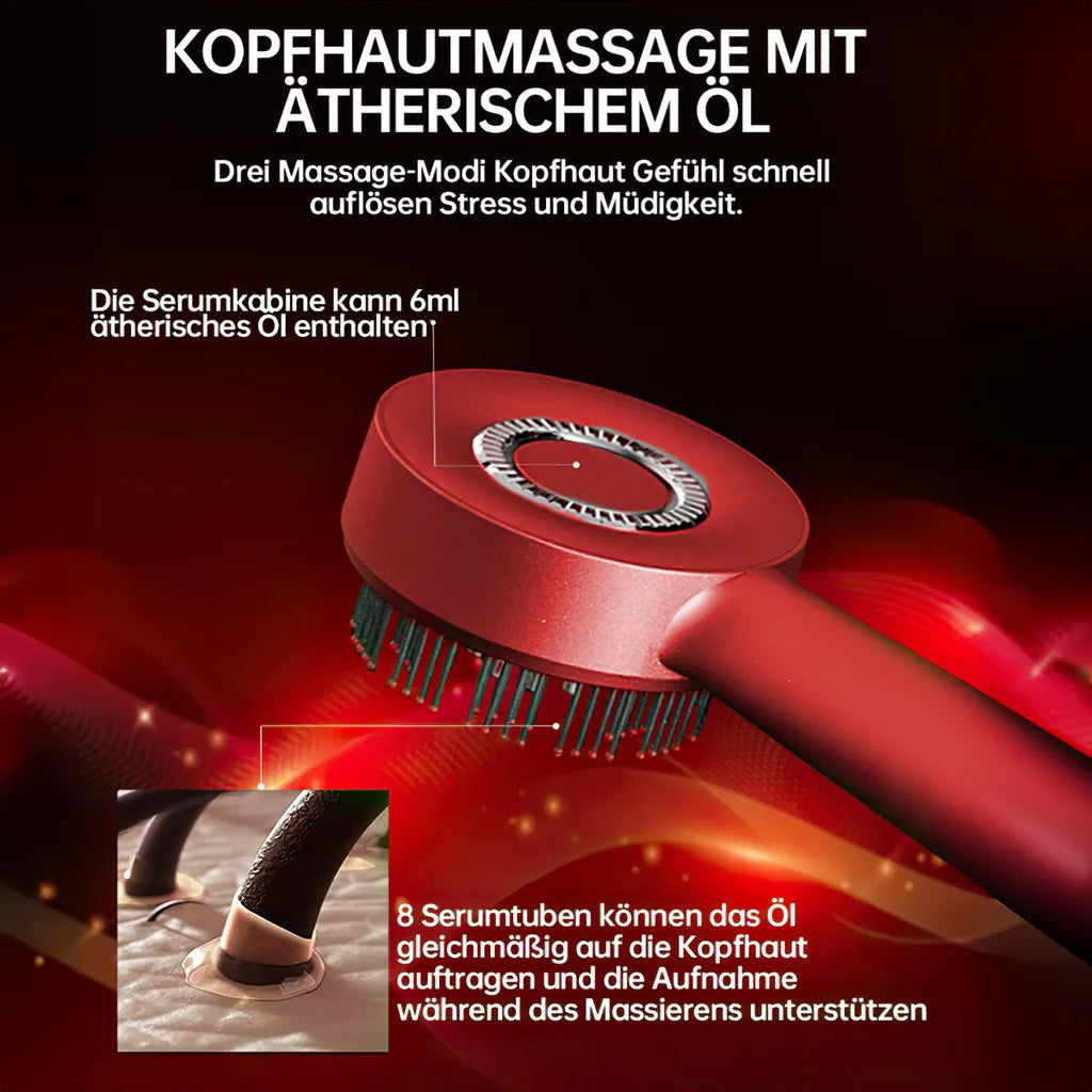 Derma Oil Brush - 3 in 1 massage brush + Vegan hair regrowth oil as a GIFT