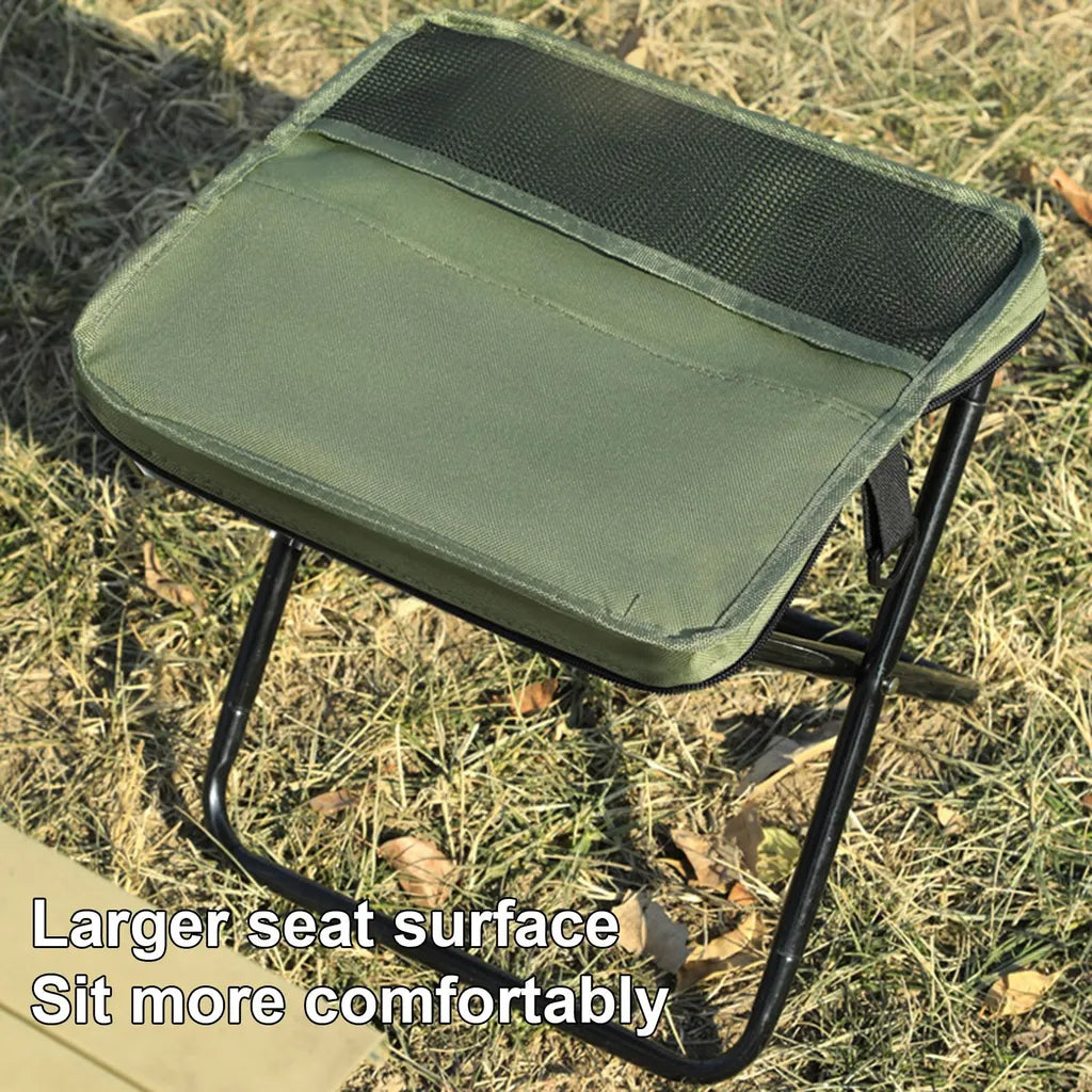Foldable Backpack Stool - Portable Lightweight
