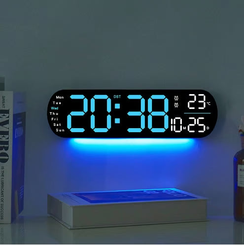 2025 Upgraded 16.2″ LED Digital Wall Clock