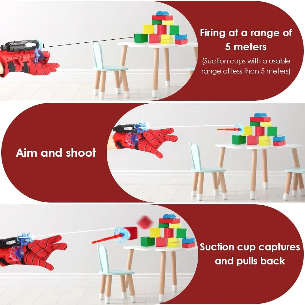 🇺🇬 Spider Ejector Launcher with Gloves&Arrow