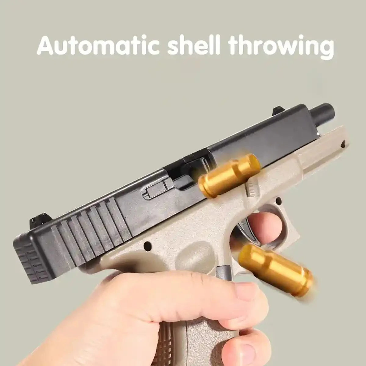 2TK Glock Eject Mechanism Gun with Ejecting Toy Pistol for Kids