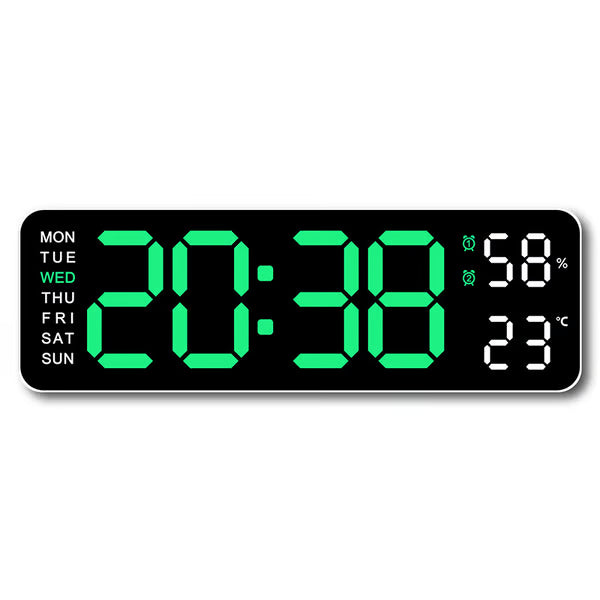 2025 Upgraded 16.2″ LED Digital Wall Clock
