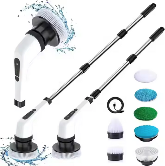 Electric Spin Scrubber Waterproof Bathroom 360 Cordless Cleaner Brush