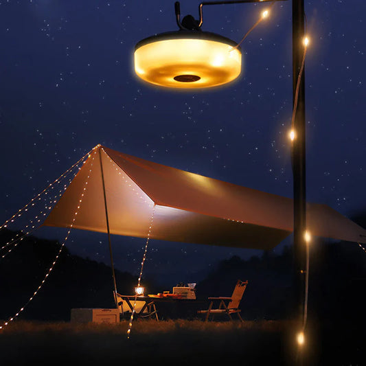 Outdoor Waterproof Portable Retractable String Lights