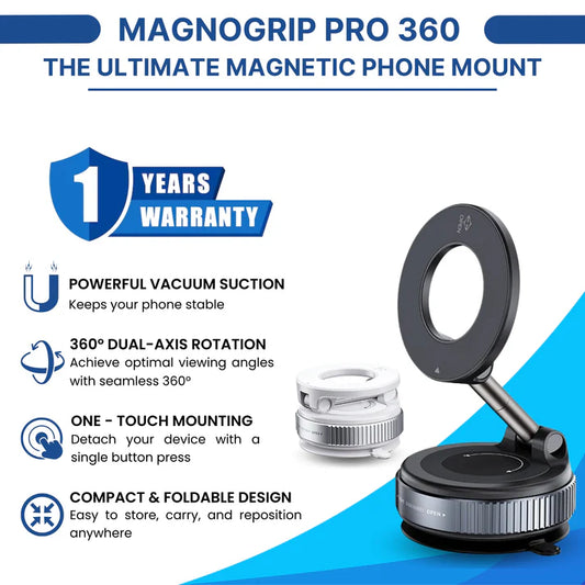 🔥360° Rotation Sucker Magnetic Phone Holder