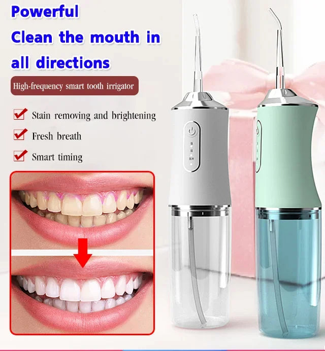 🇺🇬 Portable Water Dental Floss Oral Irrigator