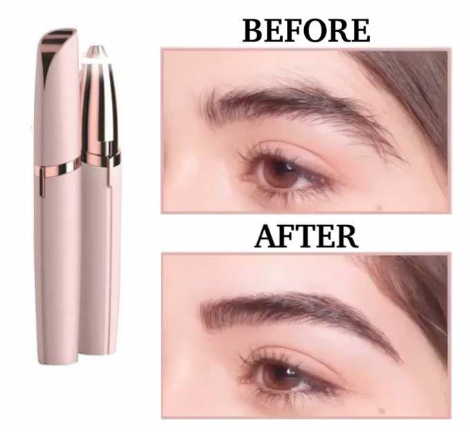 Painless Electric Eye Brow Hair Remover Razor Eyebrow Shaver For Women