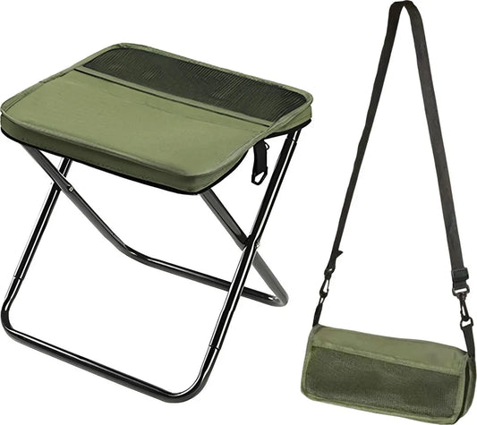 Foldable Backpack Stool - Portable Lightweight