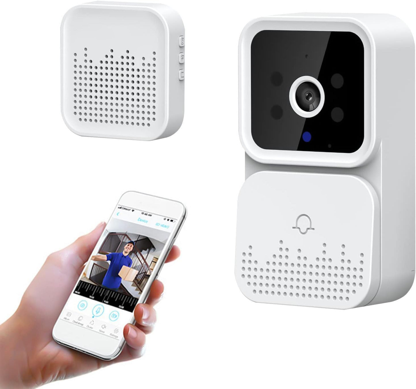 🎁17% OFF🎁  Wireless and smart video doorbell