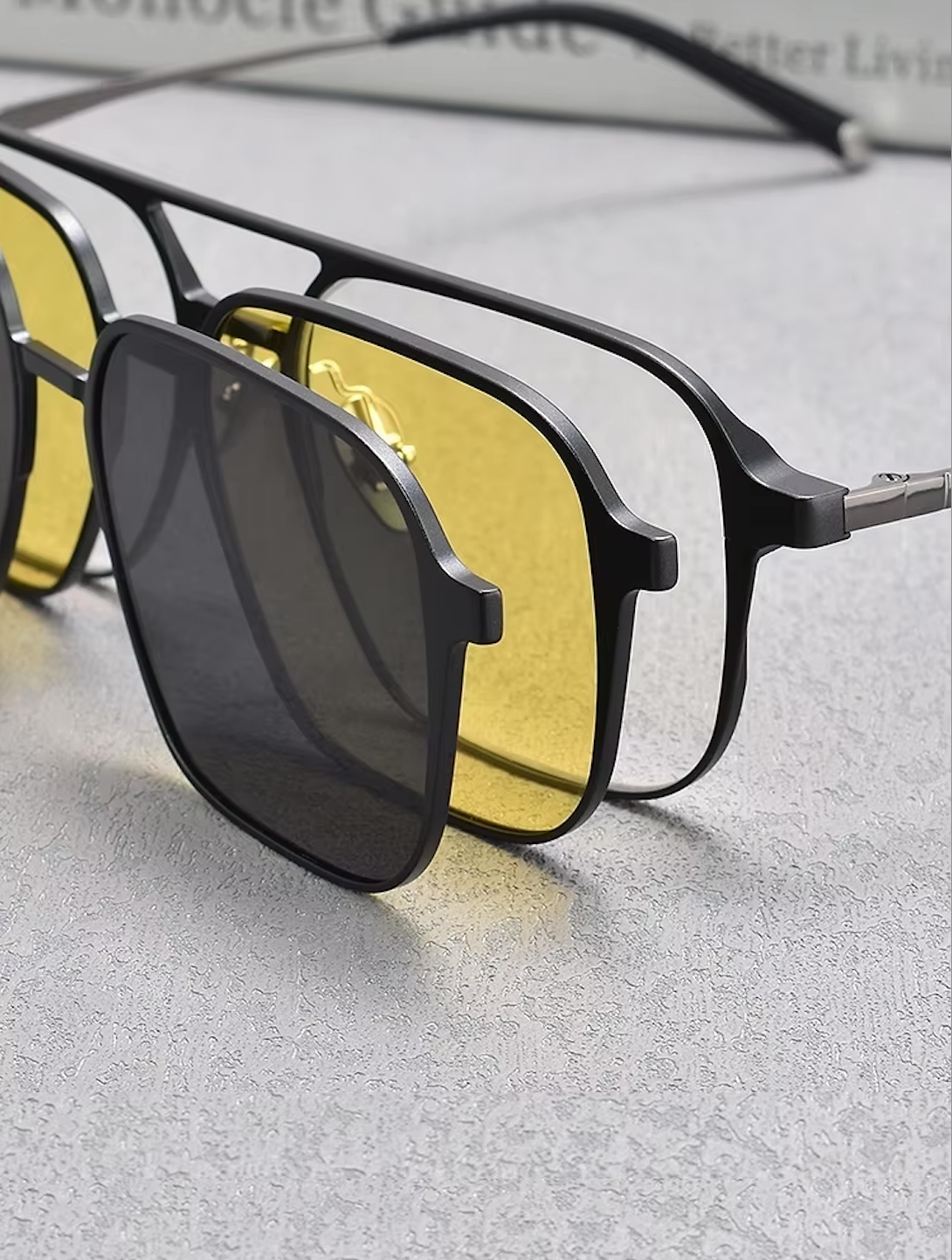 Discover the future of glasses with our 3 in 1 Magnetic Glasses