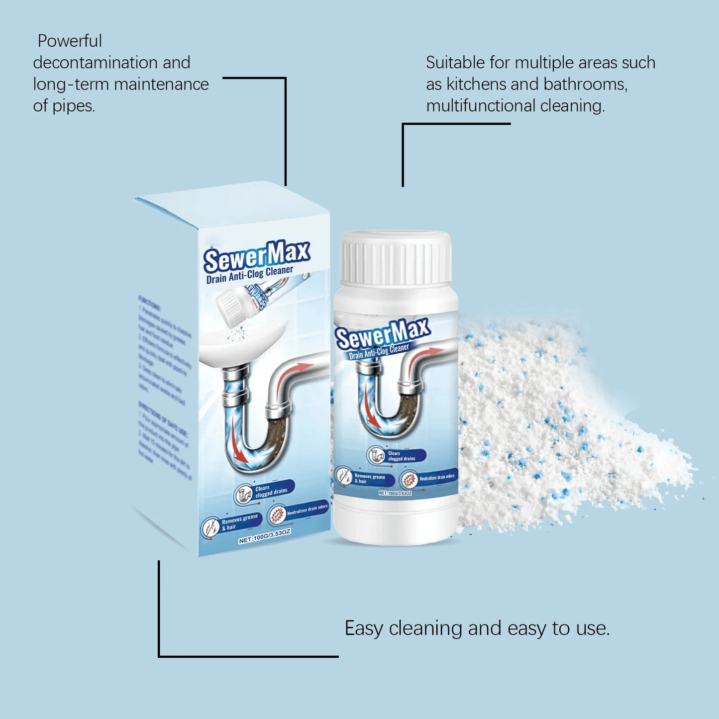 Eco-Power Drain Clog Cleaner