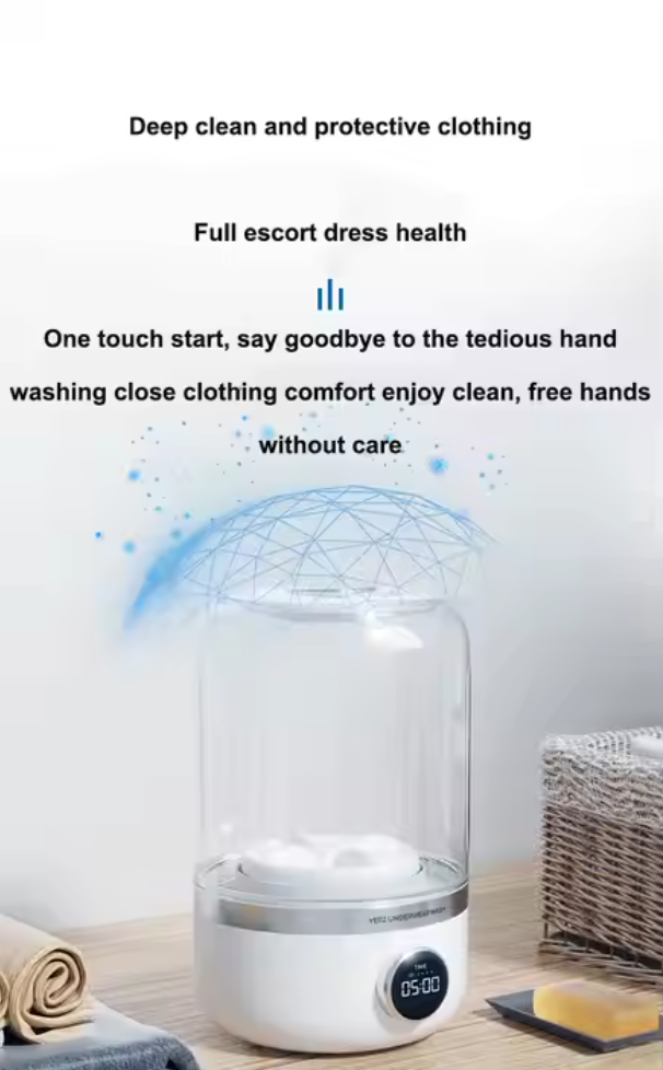 4000Mah Bady Washing Machine for Cleaning Children's Cloth