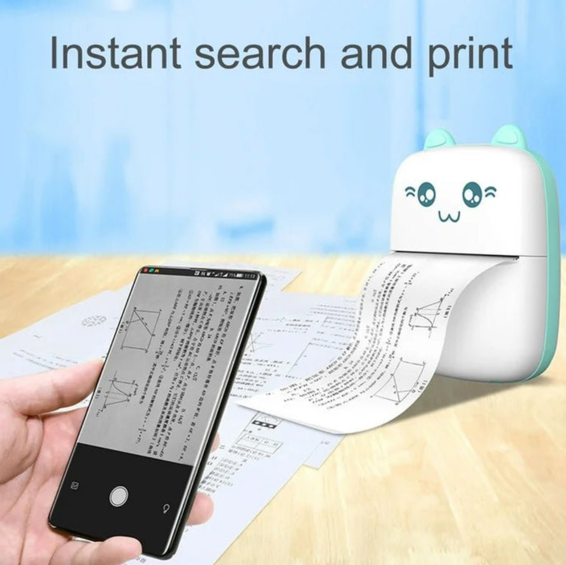 🇺🇬 Bluetooth Mini Portable Printer