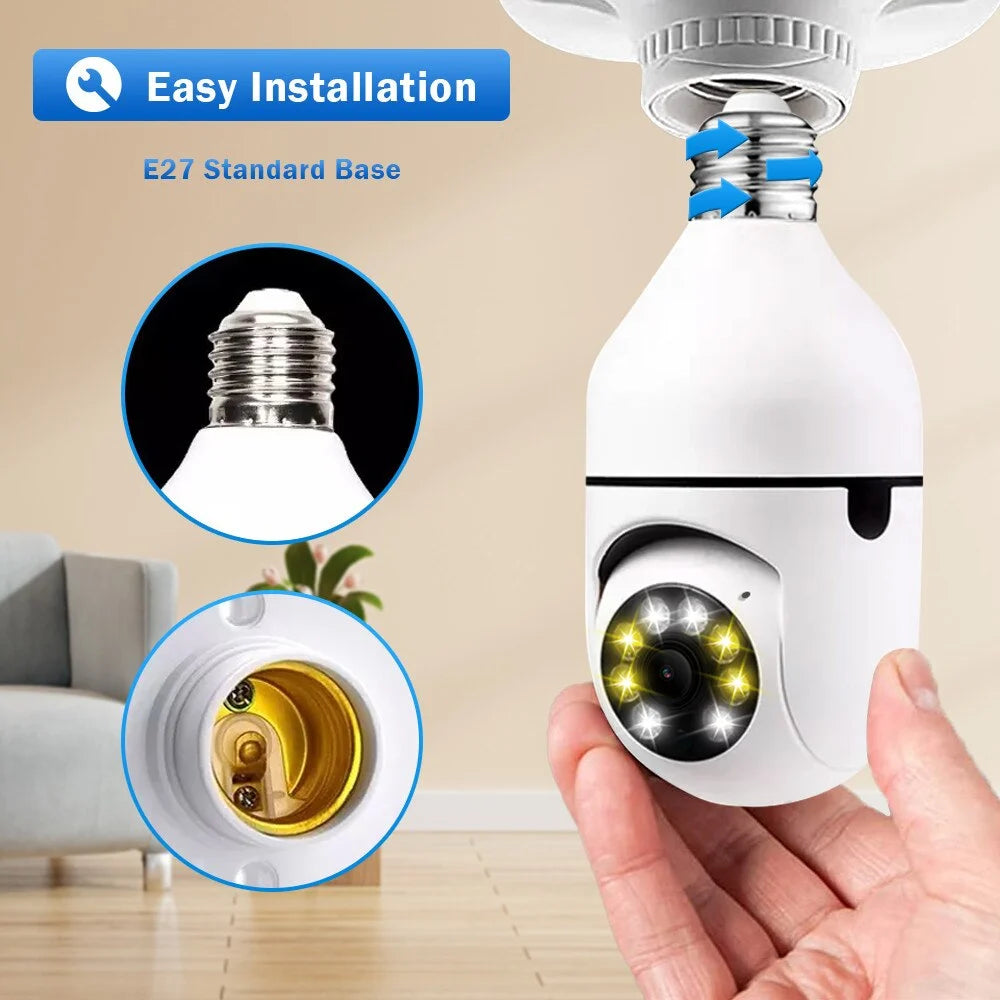 🎁 5G Wireless Wifi Light Bulb Security Camera 🔥LIMITED OFFER 18% OFF🔥