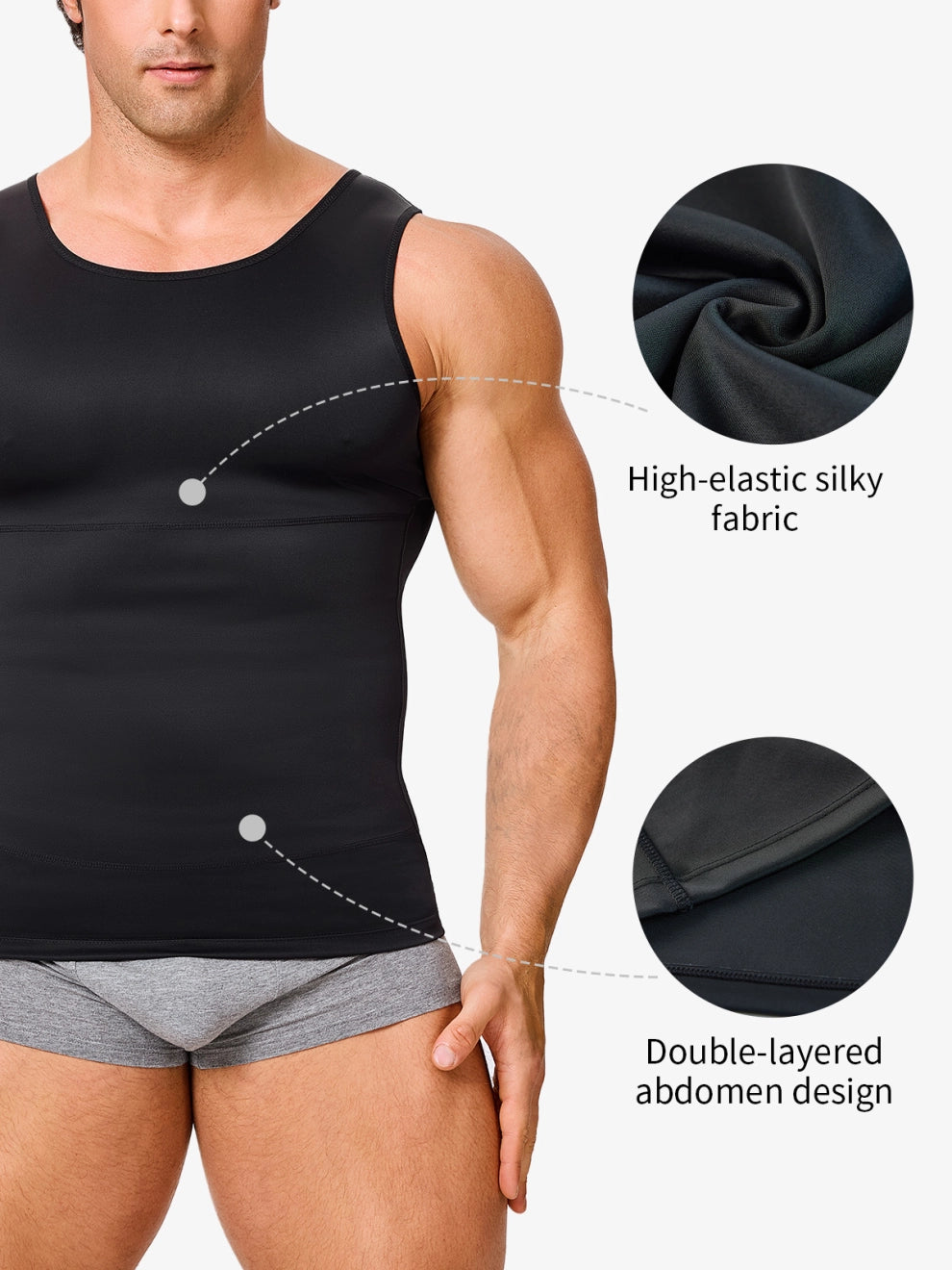 Slimming vest for men
