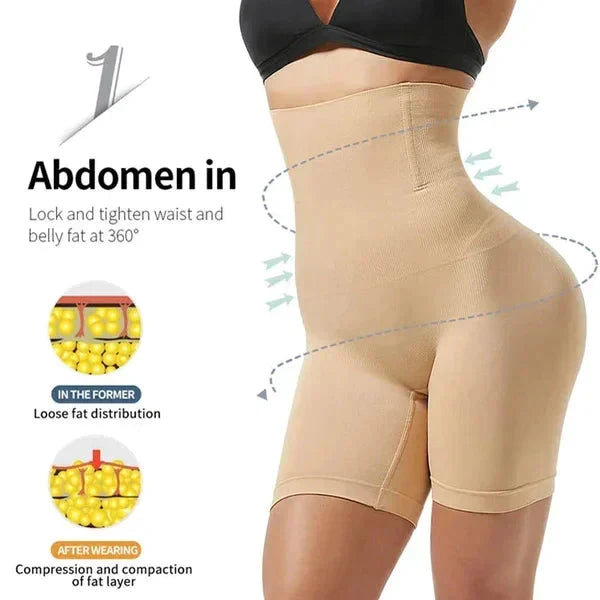 4-in-1 Shaper - Quick Slim Shape Wear Tummy, Thighs, Hips [COOL & BREATHABLE]