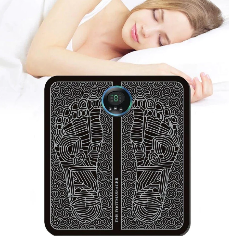 Foot Massager And Therapy Machine - Intelligent Acupuncture Foot Massage Pad Mat Muscle Stimulation