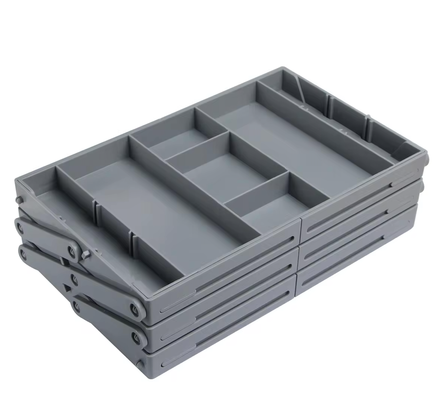 Multi Level Collapsible Organizer Drawer