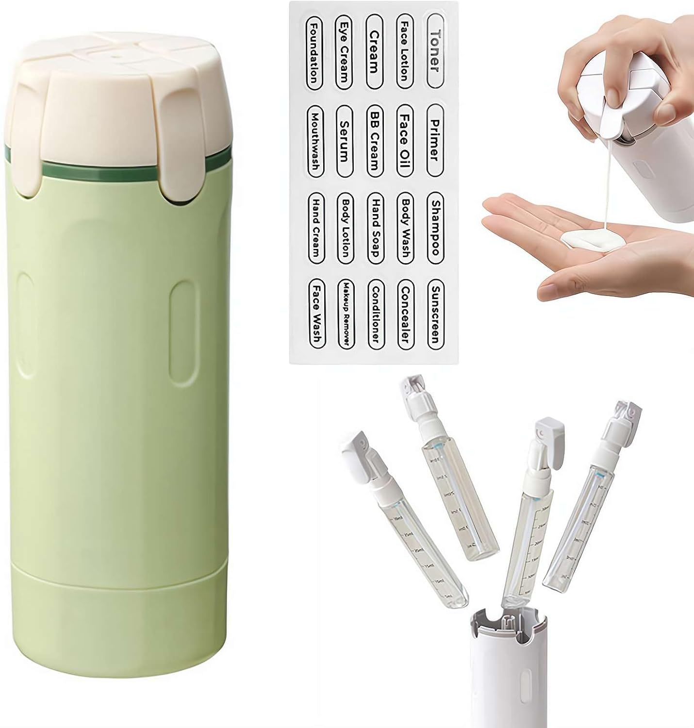 New Portable Leak Proof Refillable Toiletry Containers