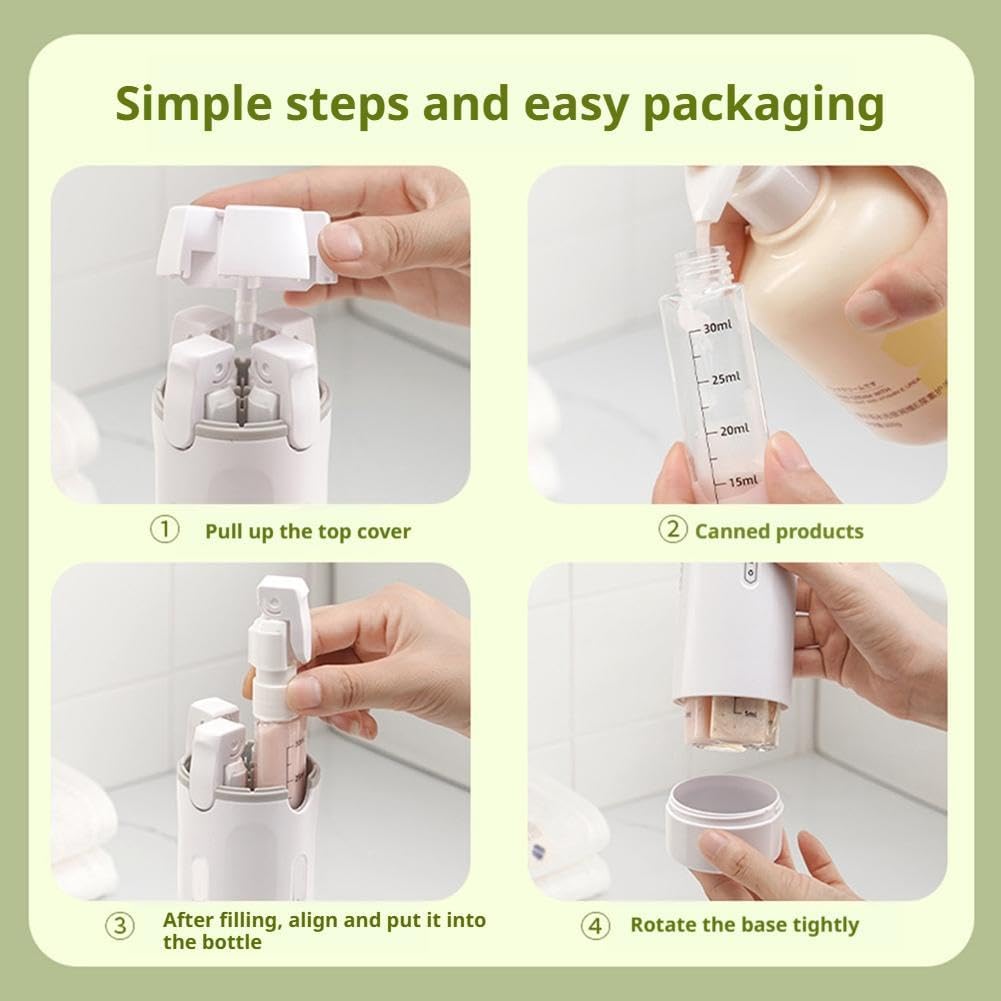 New Portable Leak Proof Refillable Toiletry Containers