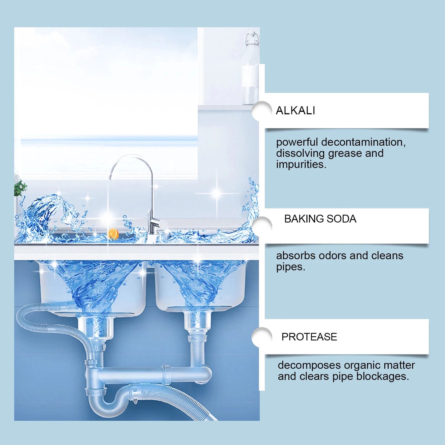 Eco-Power Drain Clog Cleaner