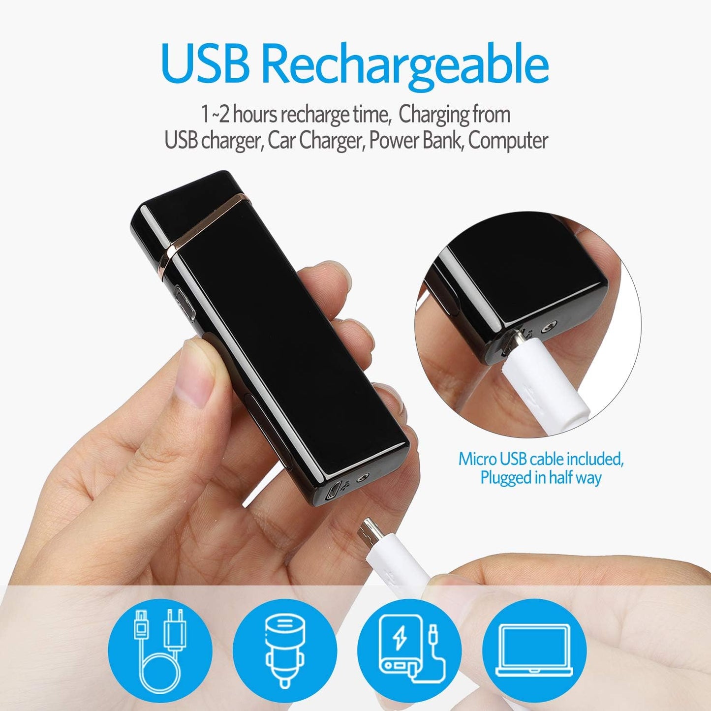 Electric Arc Lighter USB Rechargeable