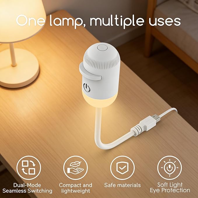 2-in-1 Galaxy Projector Night Light