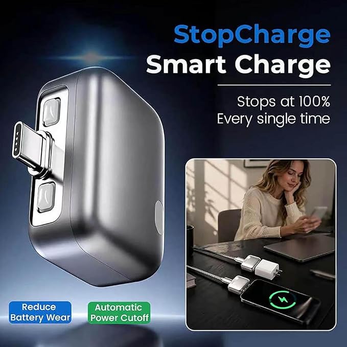 Smart charger with charging stop function