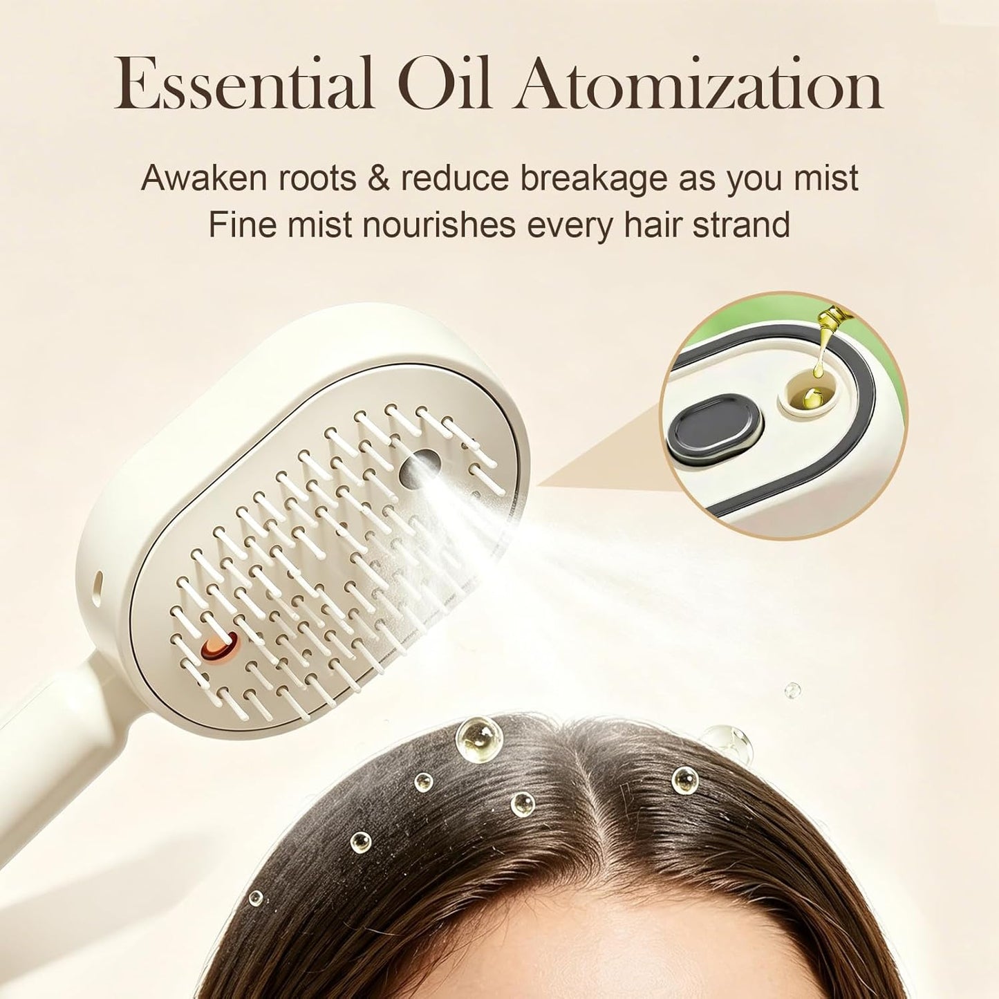 Electric Air Cushion Massage Spray Comb