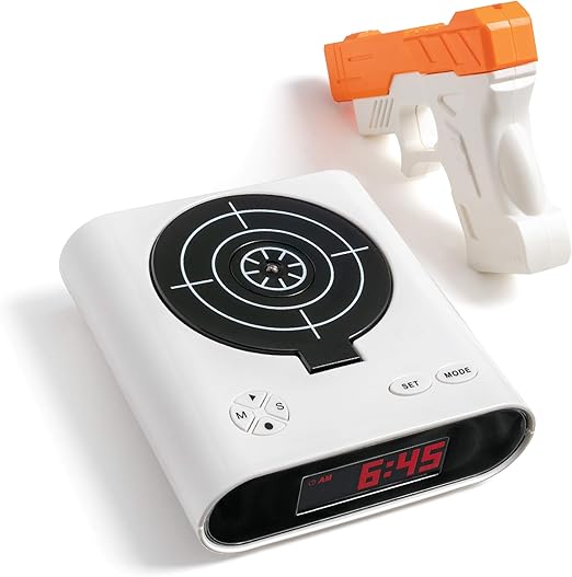Laser Target Alarm Clock for Heavy Sleepers