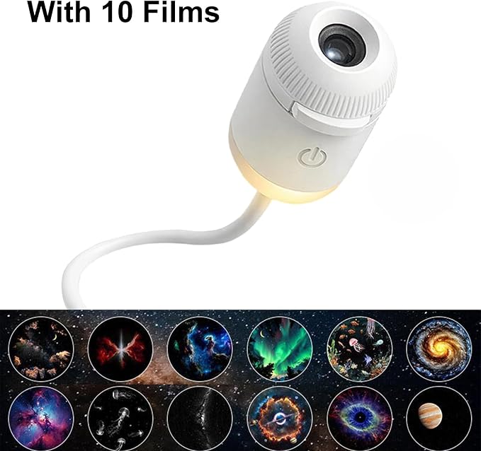 2-in-1 Galaxy Projector Night Light