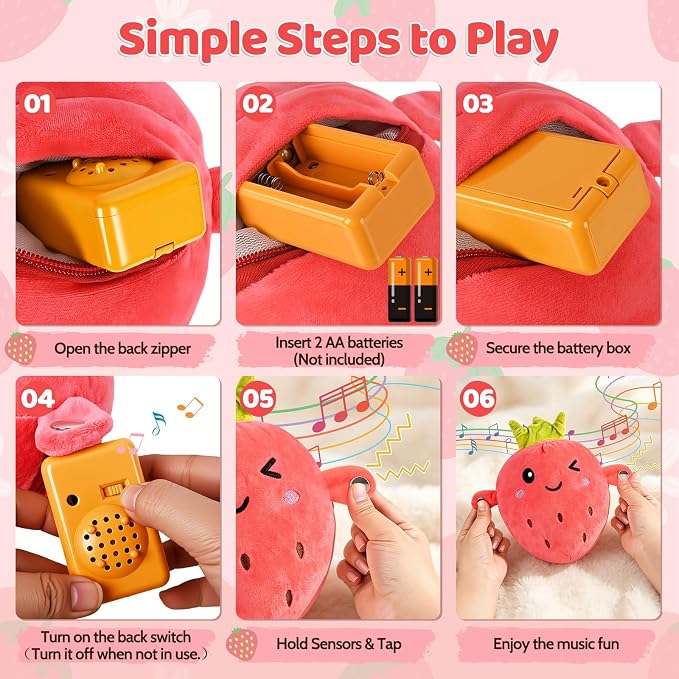 Interactive Music Plush Toy Set