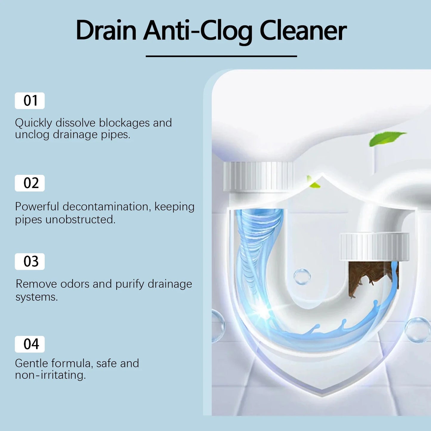 Eco-Power Drain Clog Cleaner