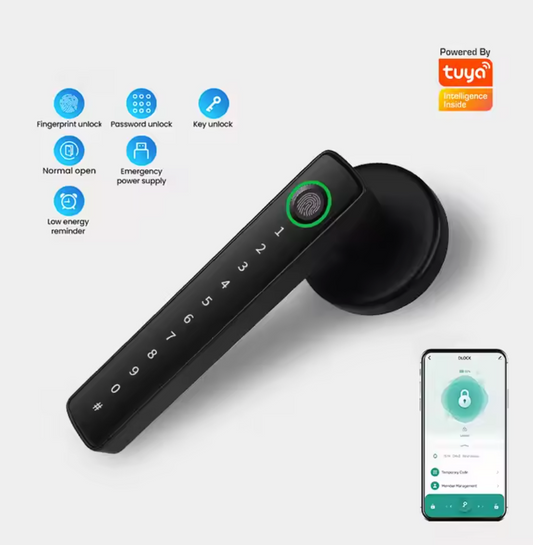Smart door lock handle